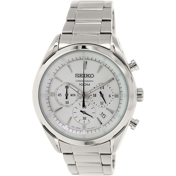 Seiko Men's SSB085 Chronograph Stainless Steel Watch