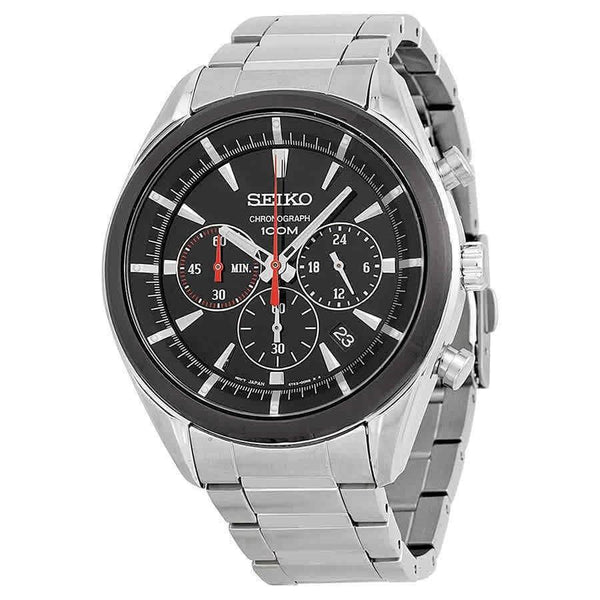 Seiko Men's SSB089 Chronograph Chronograph Stainless Steel Watch