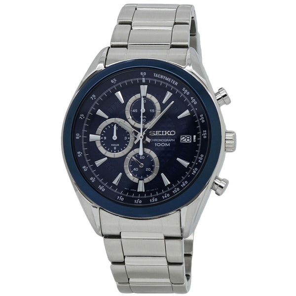 Seiko Men's SSB177 Classic Chronograph Stainless Steel Watch
