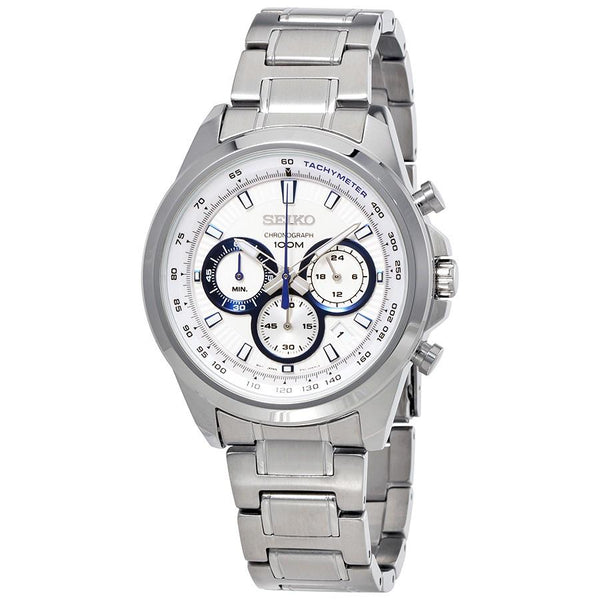 Seiko Men's SSB239 Chronograph Stainless Steel Watch