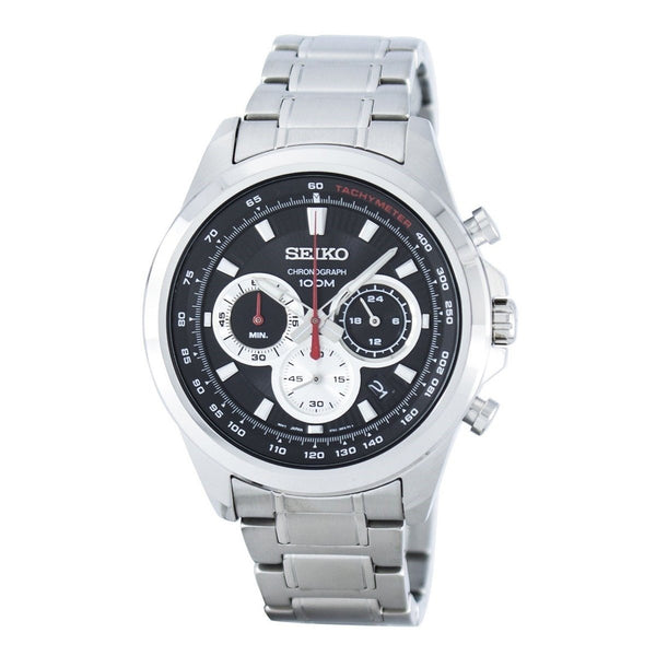 Seiko Men's SSB241 Chronograph Stainless Steel Watch