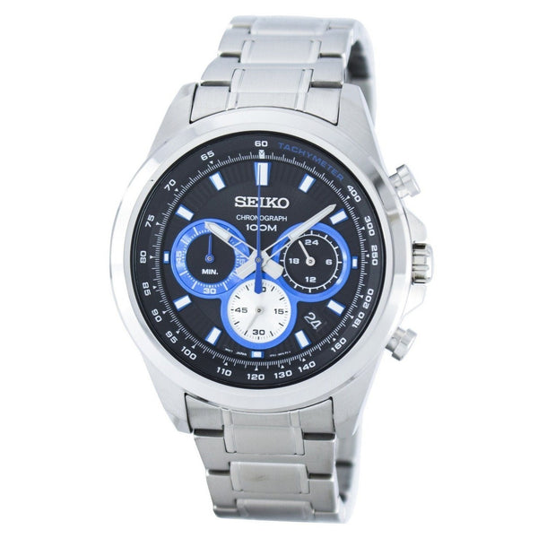 Seiko Men's SSB243 Chronograph Stainless Steel Watch