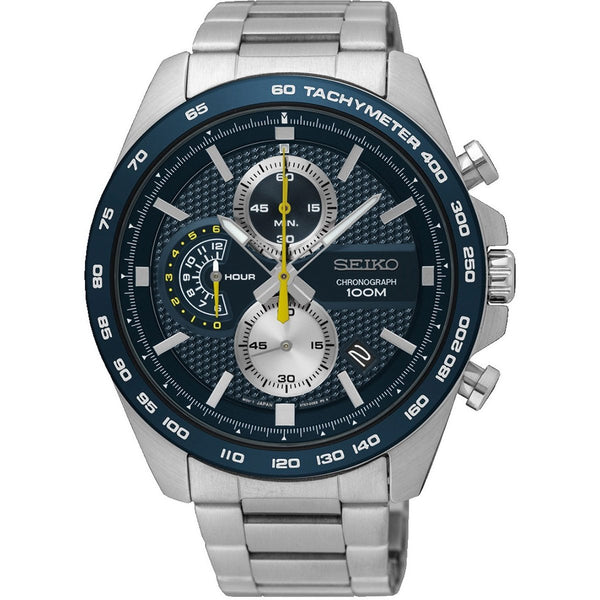 Seiko Men's SSB259 Chronograph Stainless Steel Watch