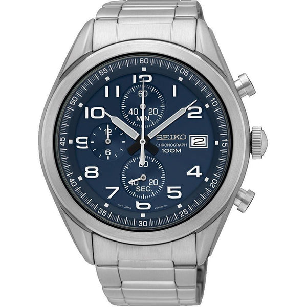 Seiko Men's SSB267 Chronograph Stainless Steel Watch