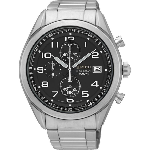 Seiko Men's SSB269 Chronograph Stainless Steel Watch