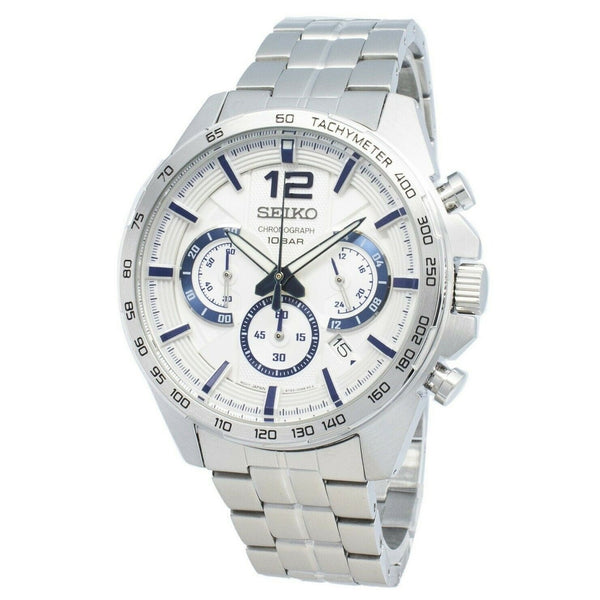 Seiko Men's SSB343 Conceptual Chronograph Stainless Steel Watch