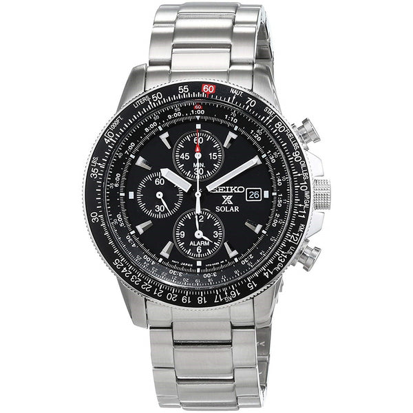 Seiko Men's SSC009 Prospex Chronograph Stainless Steel Watch