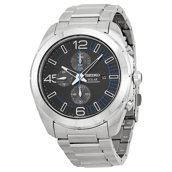 Seiko Men's SSC213 Solar Chronograph Stainless Steel Watch
