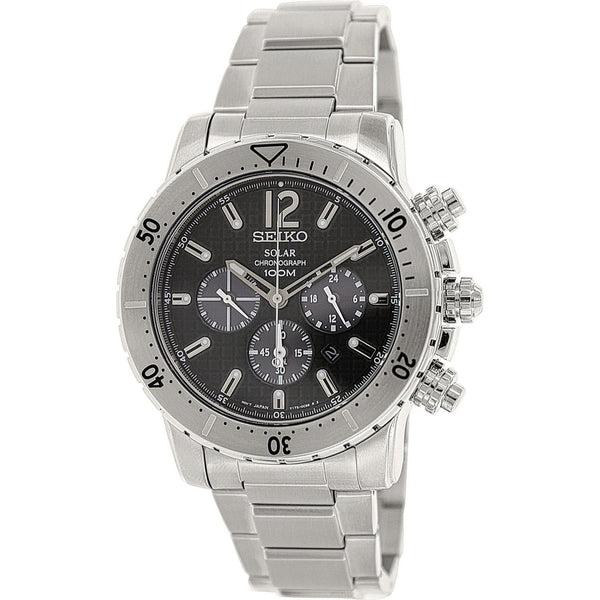 Seiko Men's SSC223P1 Solar Chronograph Stainless Steel Watch