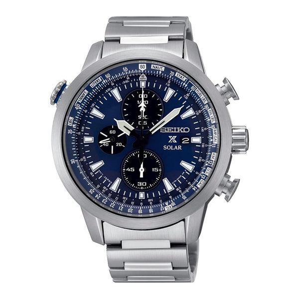 Seiko Men's SSC347 Prospex Chronograph Stainless Steel Watch