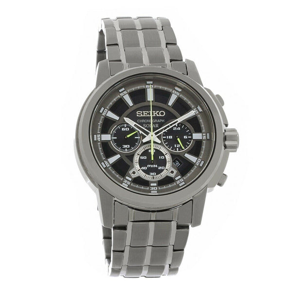 Seiko Men's SSC391 Recraft Chronograph Two-Tone 18kt Gold and Stainless Steel Watch