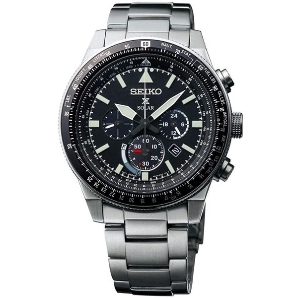 Seiko Men's SSC607 Prospex Chronograph Stainless Steel Watch
