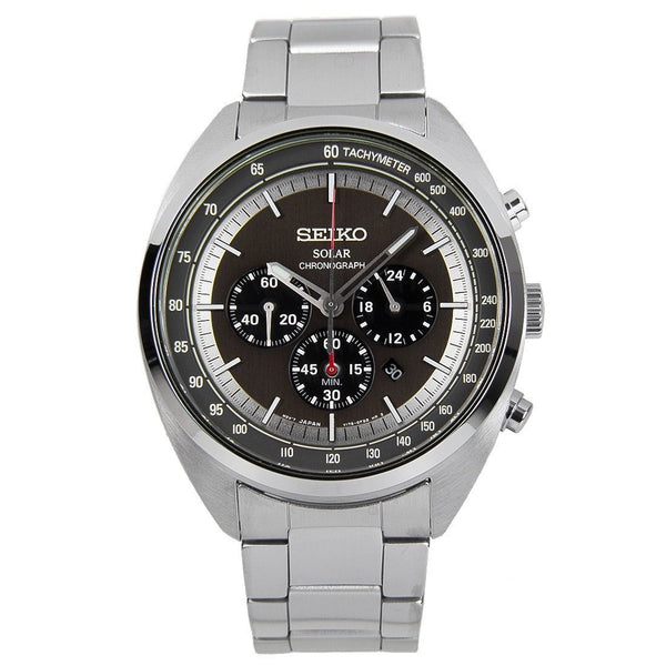 Seiko Men's SSC621 Solar Chronograph Stainless Steel Watch
