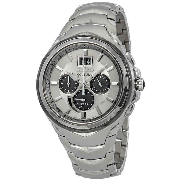 Seiko Men's SSC627 Coutura Chronograph Stainless Steel Watch