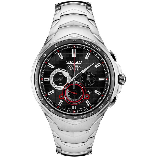 Seiko Men's SSC743 Coutura  Chronograph Stainless Steel Watch