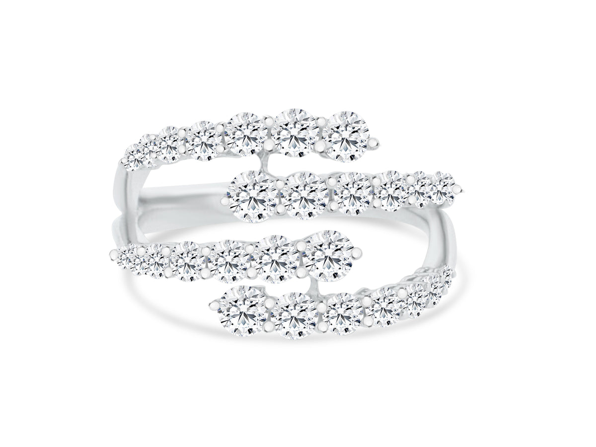 MULLOYS PRIVE18K WHITE GOLD 1.50CT VS CLARITY AND G COLOR RING