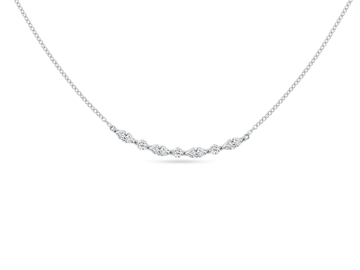 PRIVE18KW DIAMOND NECKLACE