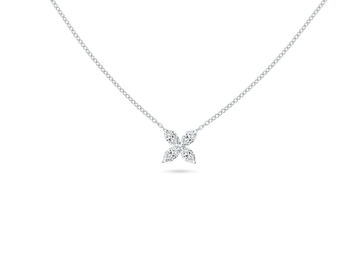 MULLOYS PRIVE18K WHITE GOLD .66CT VS1-2 G COLOR DIAMOND PENDANT