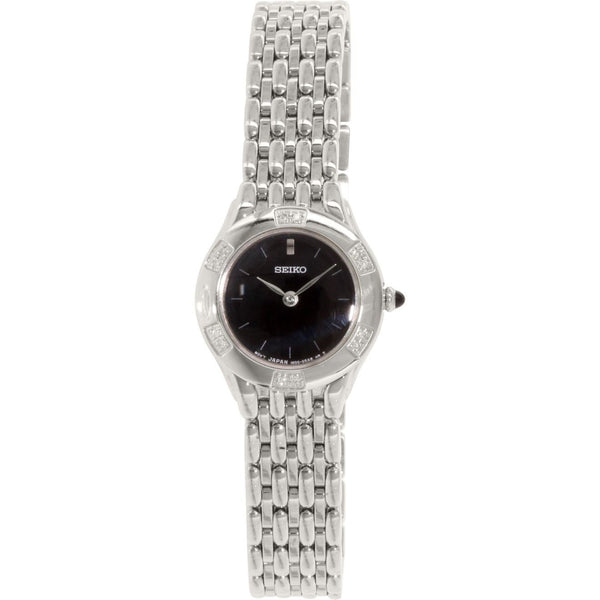 Seiko Women's SUJC45 Diamond Stainless Steel Watch
