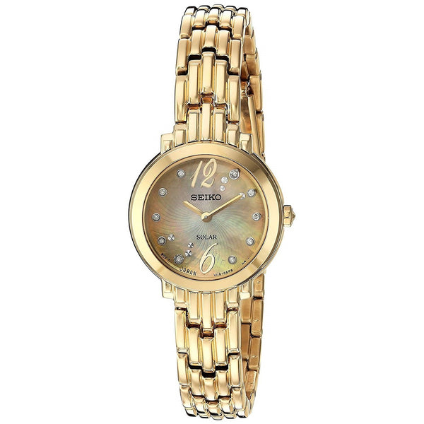 Seiko Women's SUP356 Tressia Gold-Tone Stainless Steel Watch