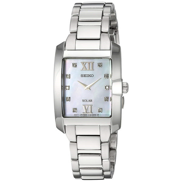 Seiko Women's SUP377 Solar Stainless Steel Watch