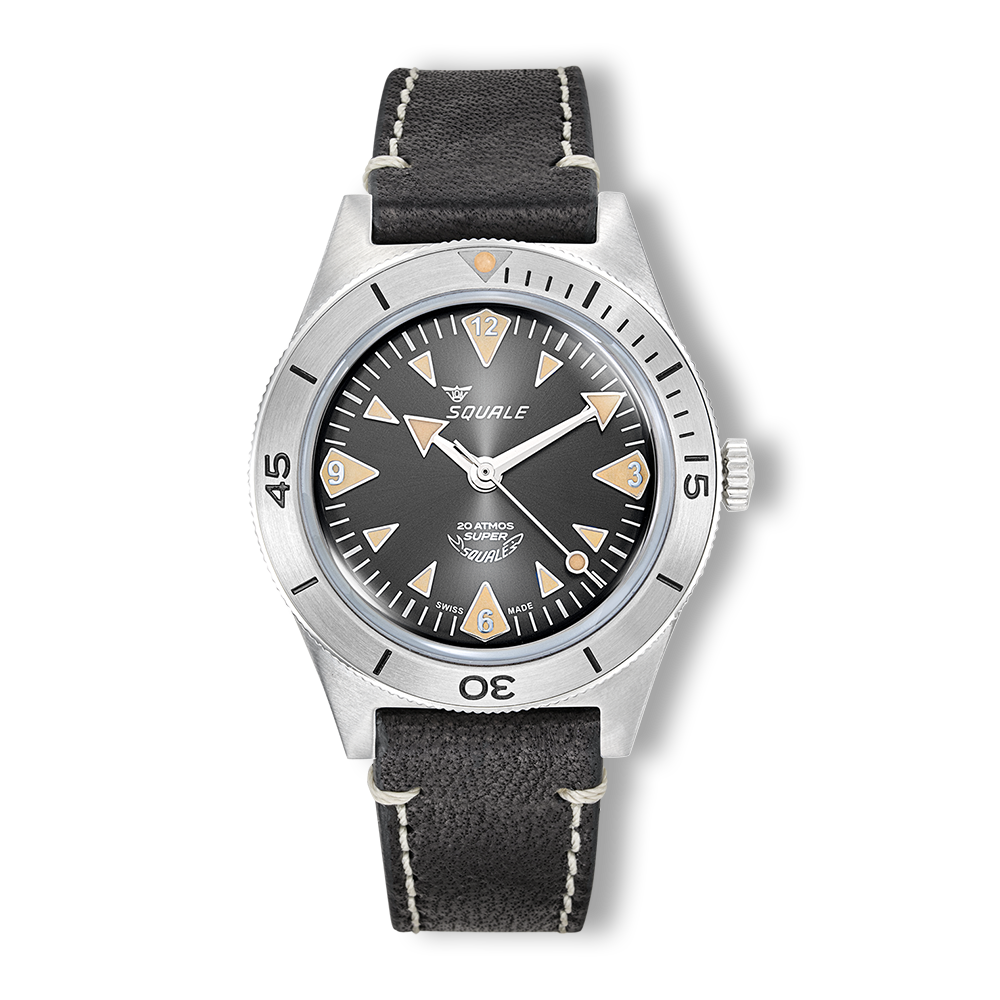Squale Super-Squale Black Sunray Dial Big Arrows - SUPERSSABK.PN