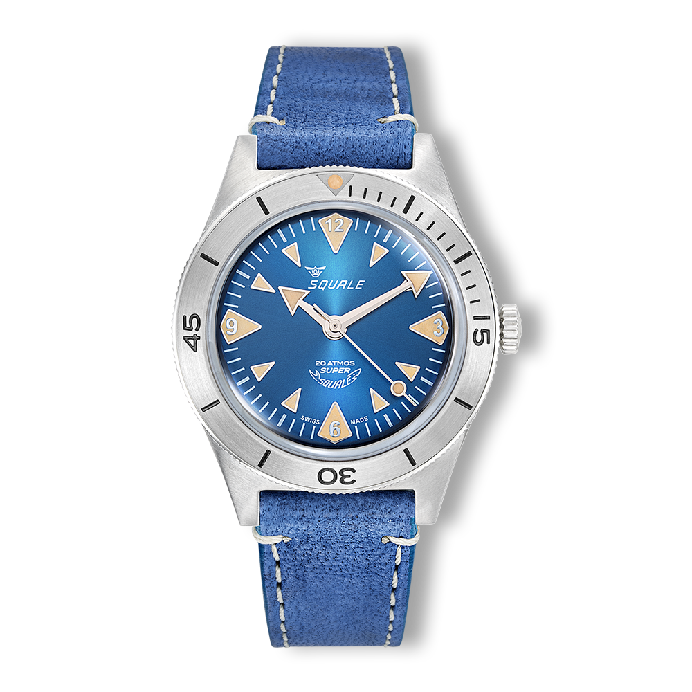 Squale Super-Squale Blue Sunray Dial Big Arrows - SUPERSSABL.PB