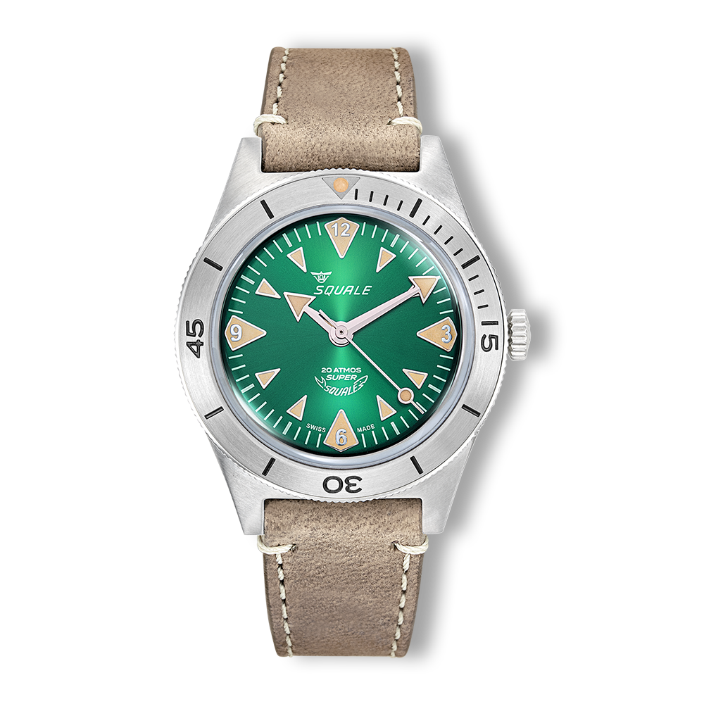 Squale Super-Squale Green Sunray Dial Big Arrows - SUPERSSAGR.PTO