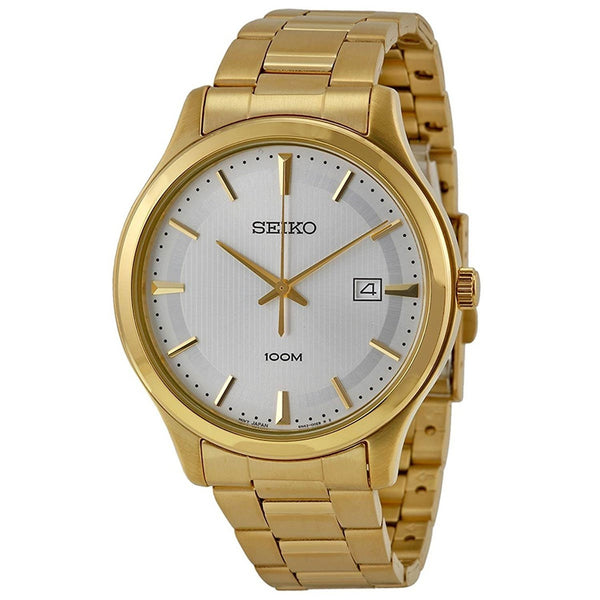Seiko Men's SUR054P1 Classic Gold-tone Stainless Steel Watch