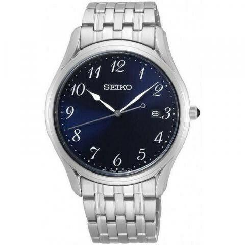 Seiko Men's SUR301 Classic Stainless Steel Watch