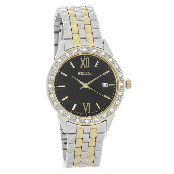 Seiko Women's SUR684 Seiko Quartz Two-Tone Stainless Steel Watch