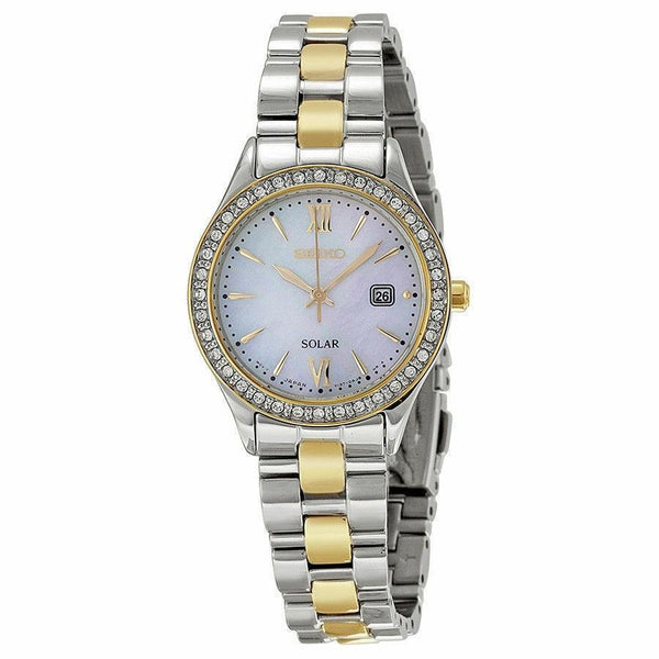 Seiko Women's SUT074 Solar Two-Tone Stainless Steel Watch
