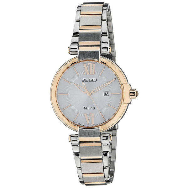 Seiko Women's SUT156 Solar Two-Tone Stainless Steel Watch