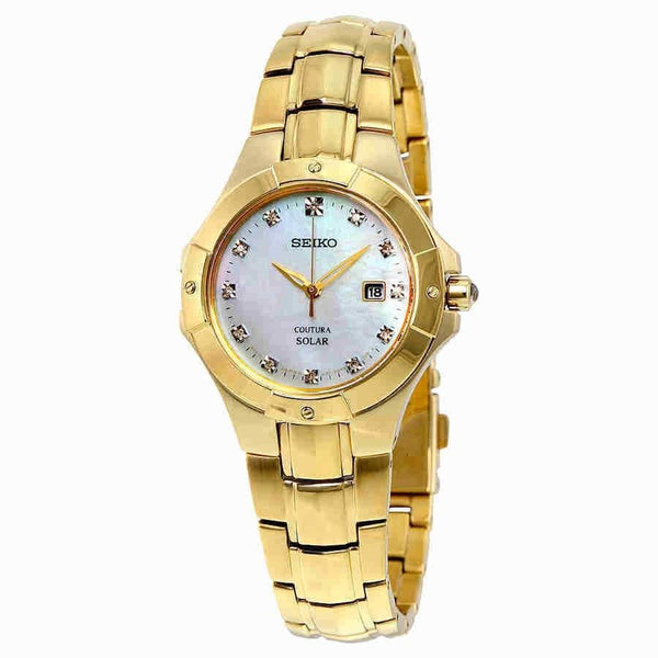 Seiko Women's SUT168 Coutura  Gold-Tone Stainless Steel Watch