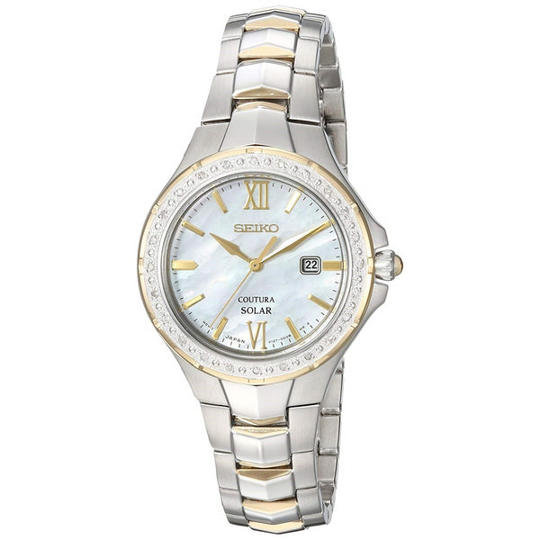 Seiko Women's SUT240 Solar Two-Tone Stainless Steel Watch