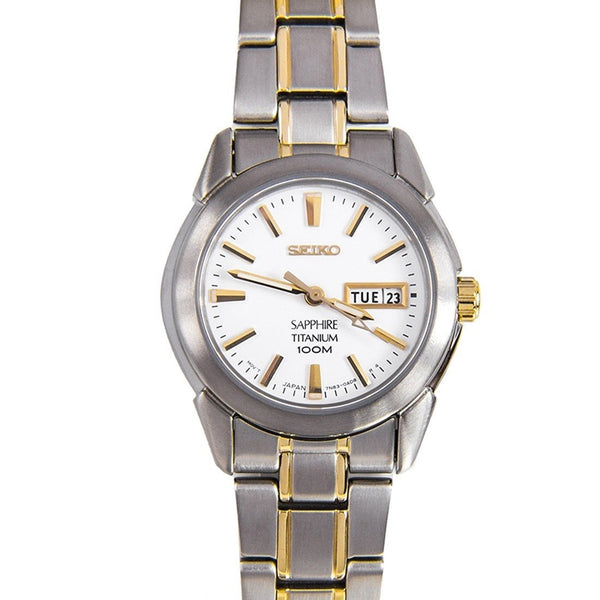 Seiko Men's SXA115 Classic Two-Tone Stainless Steel Watch
