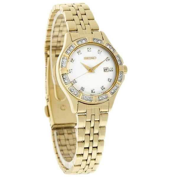Seiko Women's SXDF18 Ladies Gold-Tone Stainless Steel Watch