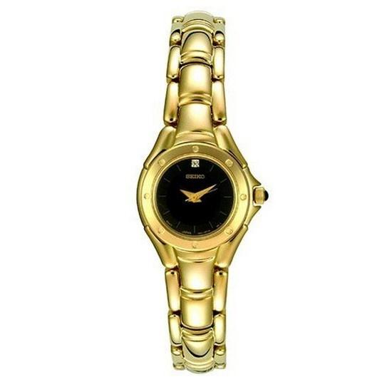 Seiko Women's SXGL46 Gold-Tone Stainless Steel Watch