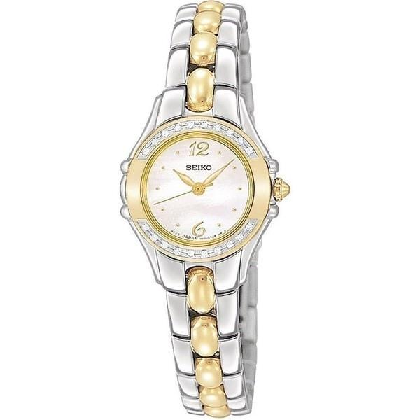 Seiko Women's SXGN16 Diamond Two-Tone Stainless Steel Watch