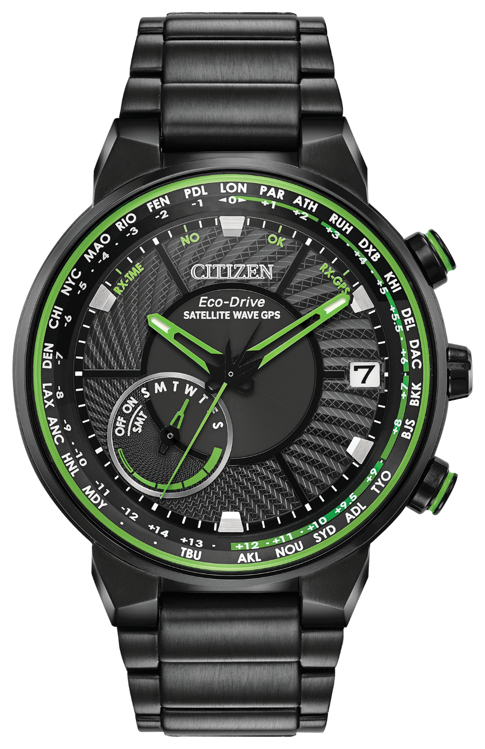 Satellite Wave GPS Freedom (Black-Green)