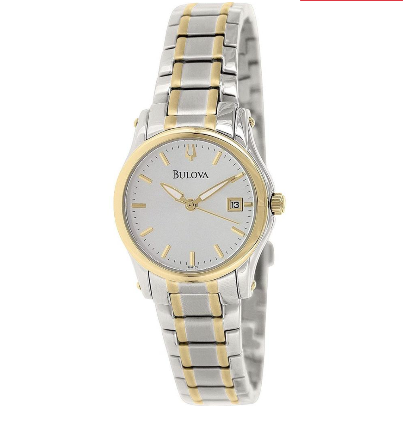 Bulova Two-Tone Ladies Watch (Gold-Silver)