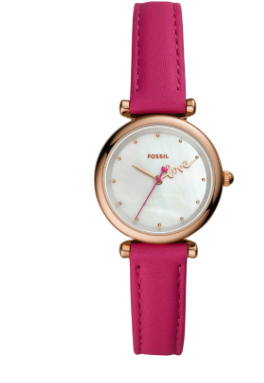 Carlie Mini Watch (Fuchsia/Rose-Gold)