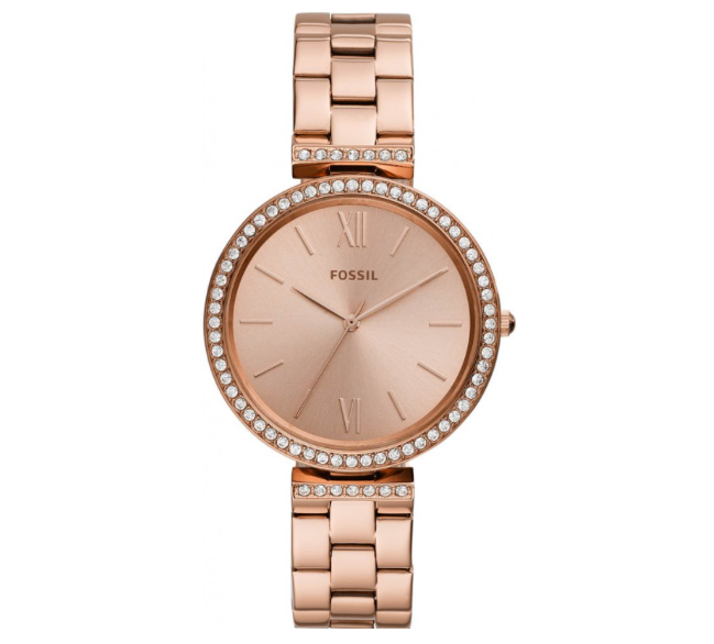 Madeline Three-Hand Rose Gold-Tone Stainless Steel Watch