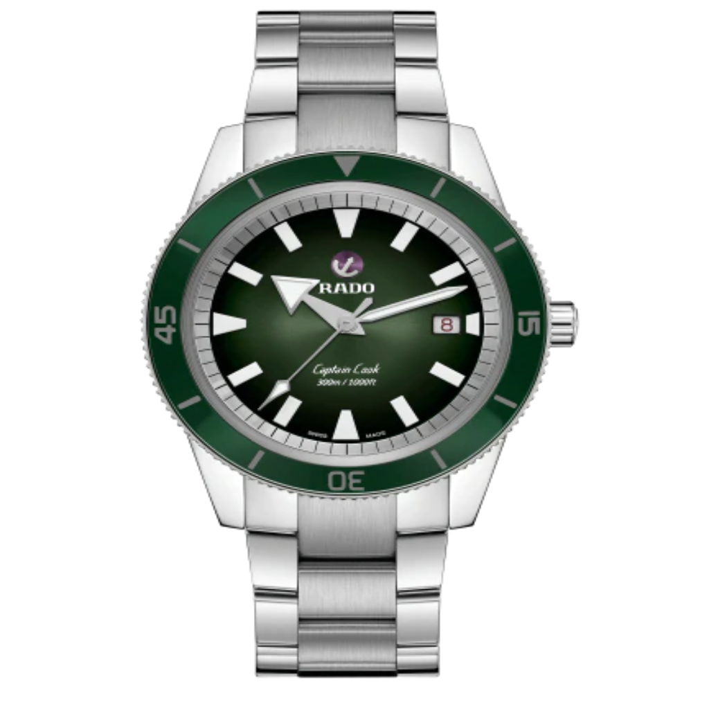 Captain Cook Automatic XL (Silver-Green)