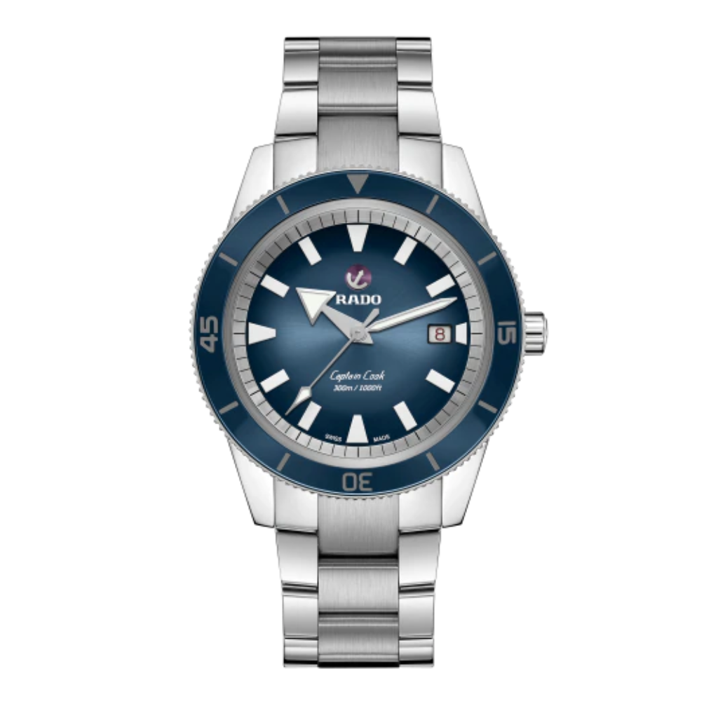 Captain Cook Automatic XL (Silver-Blue) Set