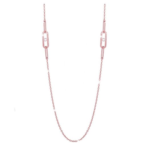 BRONZE NECKLACE WITH PEARL