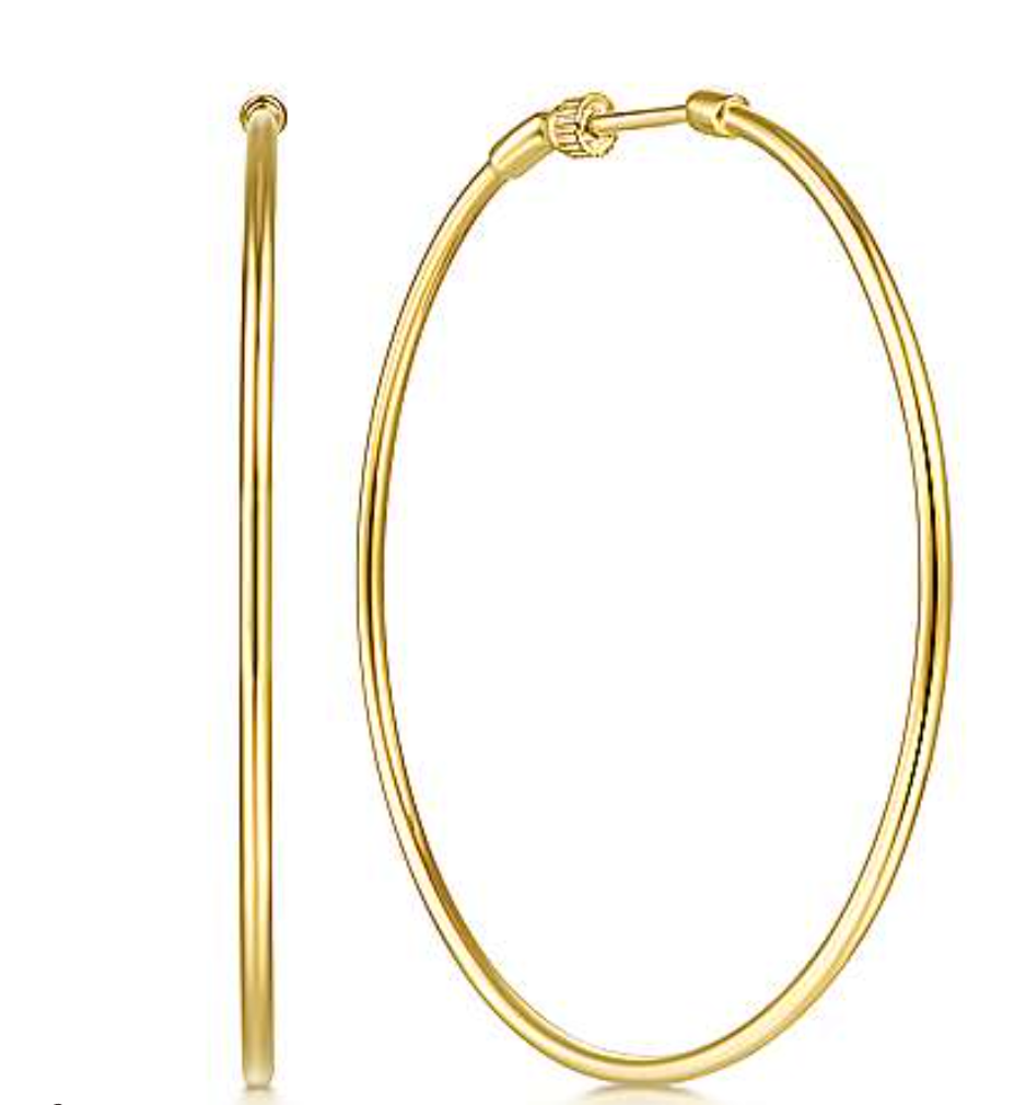 Gabriel & Co. 14K Yellow Gold 50mm Classic Hoop Earrings- EG13604Y4JJJ