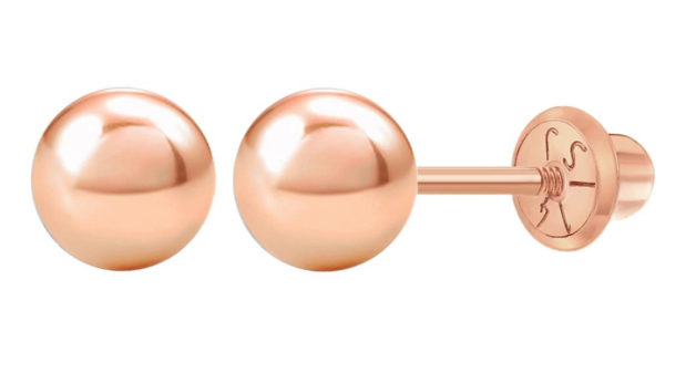 Rose Gold Classic Ball Stud