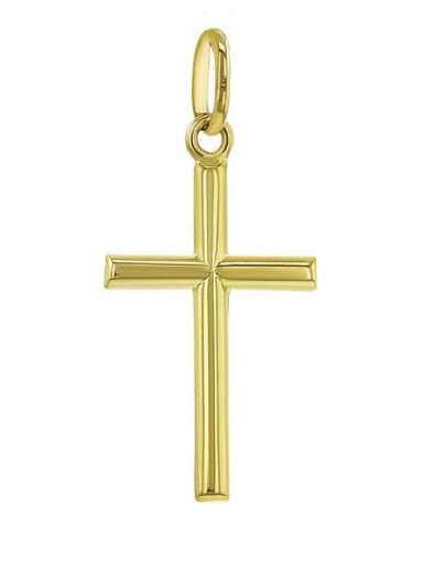 SMALL RELIGIOUS STICK CROSS PENDANT