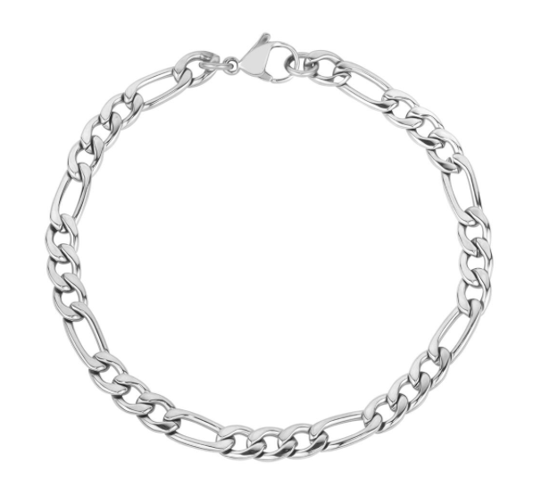 5mm Steel Figaro Link Bracelet